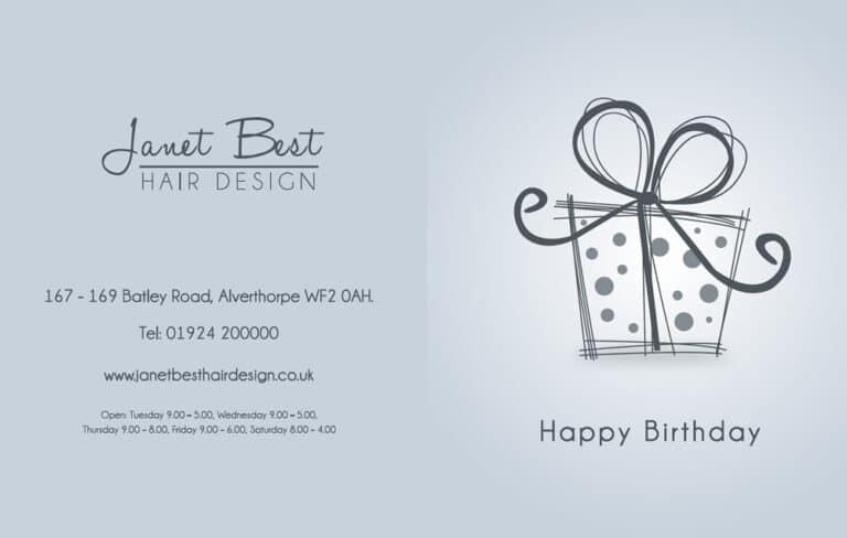 hairdressers birthday offer
